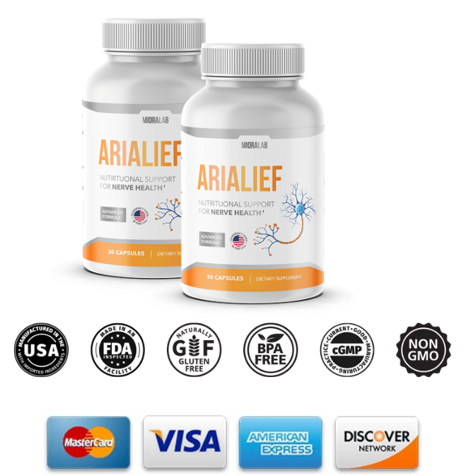 Arialief three bottles